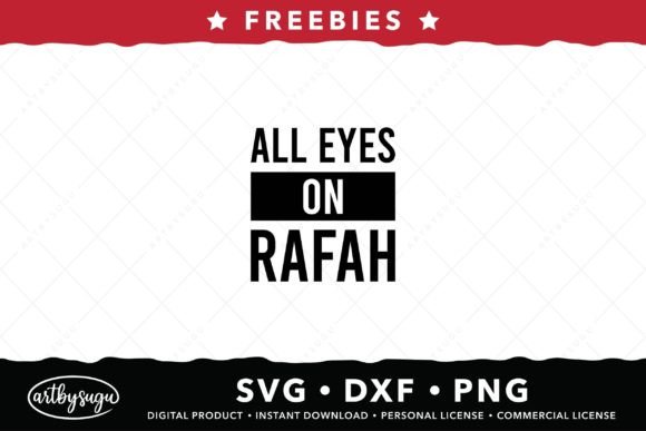 All Eyes on Rafah SVG Freebies: Your Instant Design Toolkit