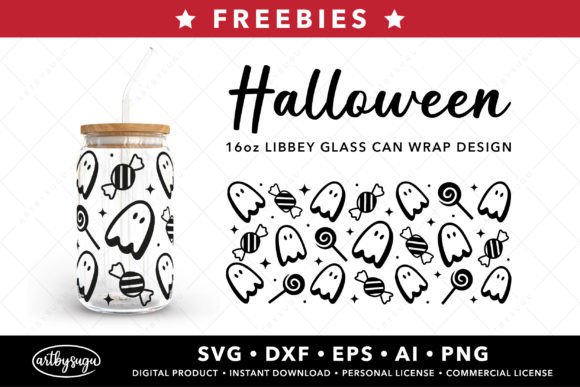 Candy Ghost Libbey Glass Wrap: A Designer's Sweet Asset