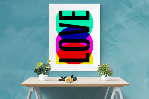 Elevate Your Space with a Modern 'Love' Print