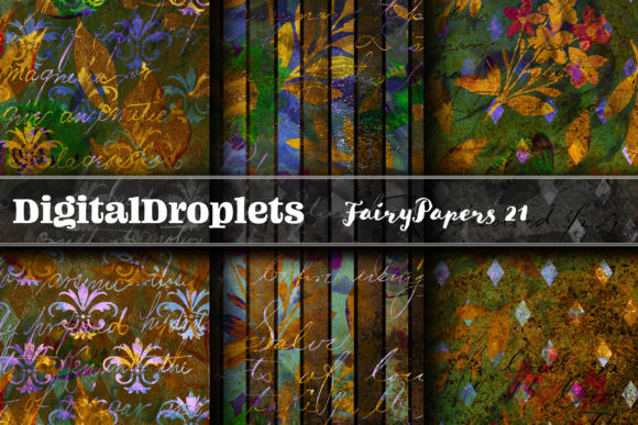 Fairy Papers: Free Floral Textures for Design Projects