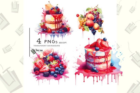 Free Clipart Fruit Dessert PNGs for Creative Projects