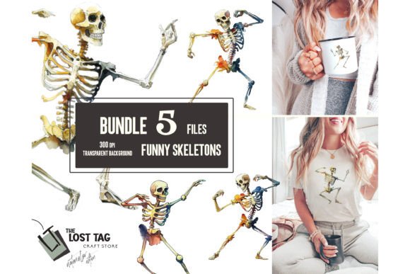 Free Skeleton Dancing Clipart: A Versatile Design Asset
