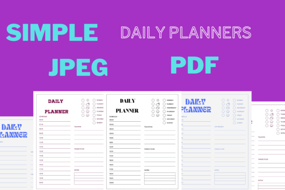 Simplest Daily Planner: Streamline Your 90-Page Freebie Design