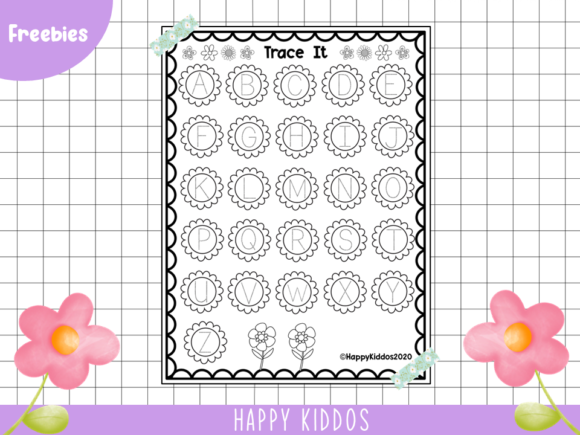 Spring into Creativity with FREEBIES Letter Tracing a-Z