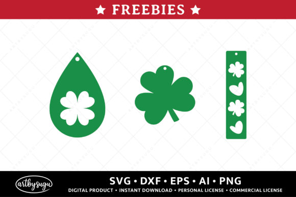 St. Patrick's Day Earrings SVG: Free Creative Assets