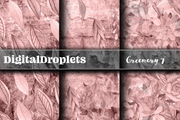 The Greenery Collection 7: Free Floral & Leaf Textured Backgrounds